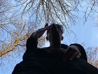 (18 Y.o) Cute Boy Stroking his 9 Inches Dick /OUTDOOR / School Boy / Hunks