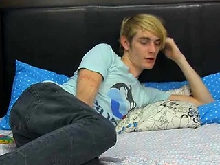 Austin has boasted before that he loves big dicks and he has no problem getting pounded by Preston all over the bed. He even cums while being fucked before opening his mouth to take a big load from Preston right in the face.