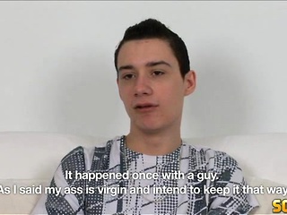 Jimmy strokes his cock